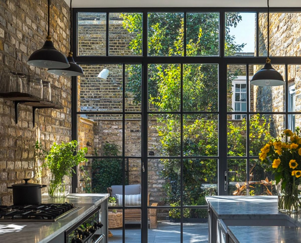 Glass door