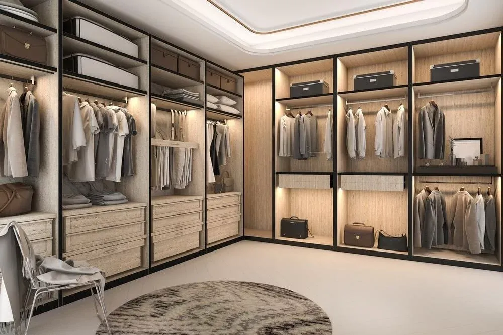L Shape Wardrobe