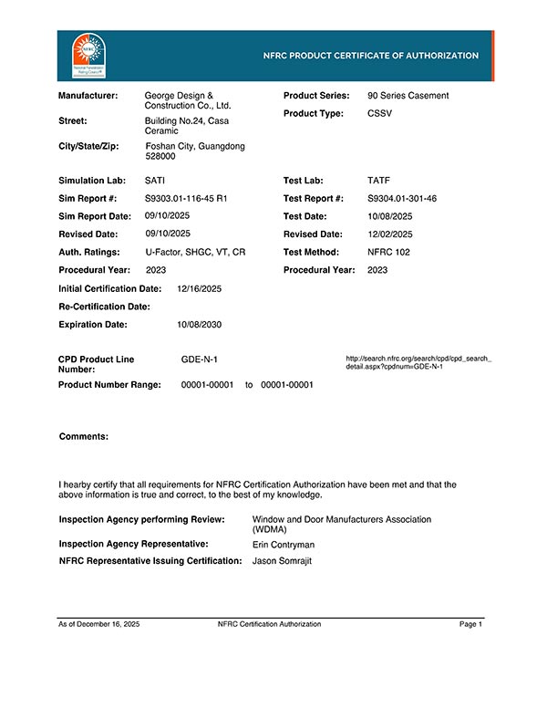 AS2047 Certificate