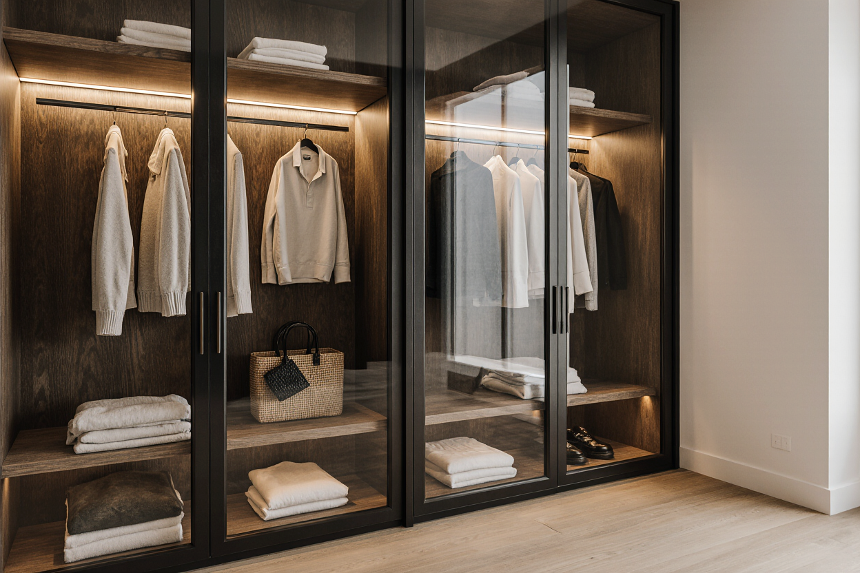 Glass Showcase Wardrobe