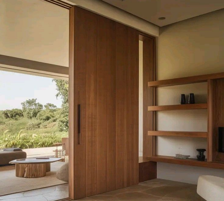 wood door